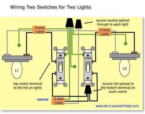 wiring two light switches together